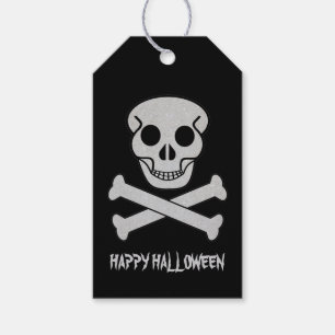 Étiquettes-cadeau Balise cadeau Halloween Skull and Bones
