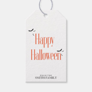 Étiquettes-cadeau Balise cadeau Happy Halloween