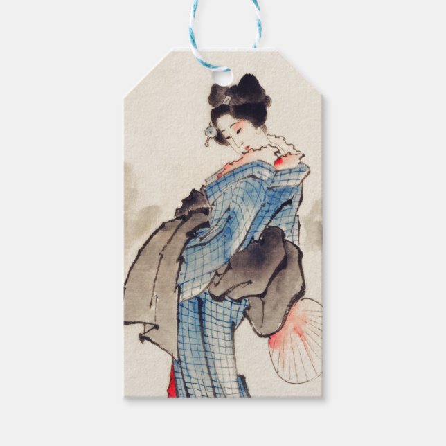 Étiquettes-cadeau Balise cadeau JAPONAIS (Devant)