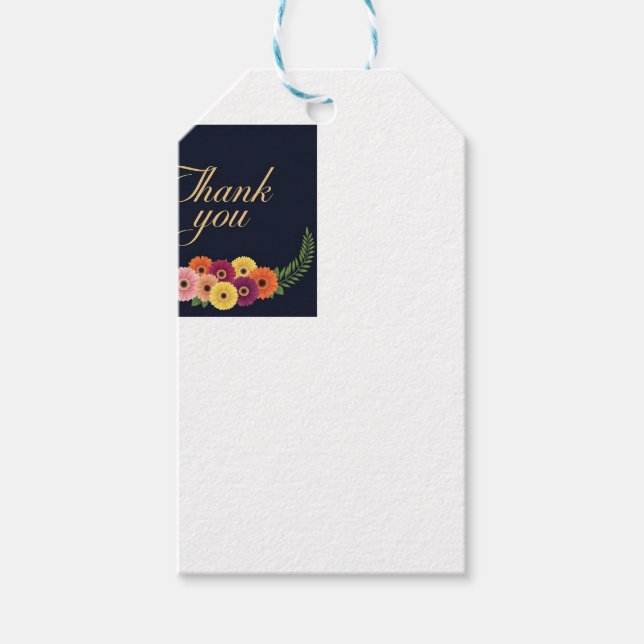 Étiquettes-cadeau Balise cadeau Merci (Devant)