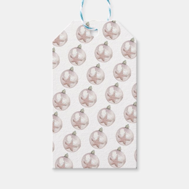 Étiquettes-cadeau Balise cadeau Motif Rose Sea Star (Devant)