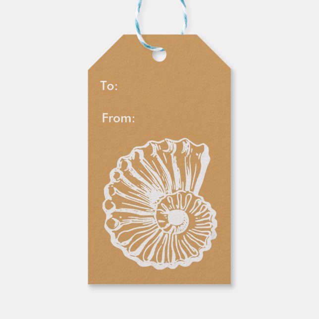 Étiquettes-cadeau Balise cadeau Nautilus (Dos)