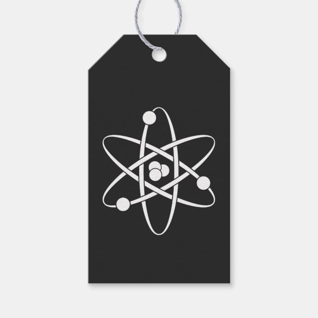 Étiquettes-cadeau Balise Cadeau noir pour les forces attractives (Devant)