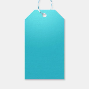 Étiquettes-cadeau Balise Cadeau personnalisé bleu Aqua