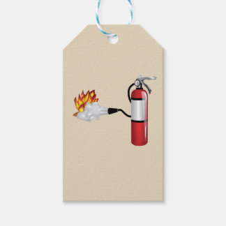Étiquettes-cadeau Balise cadeau personnalisée Fire Extinguisher