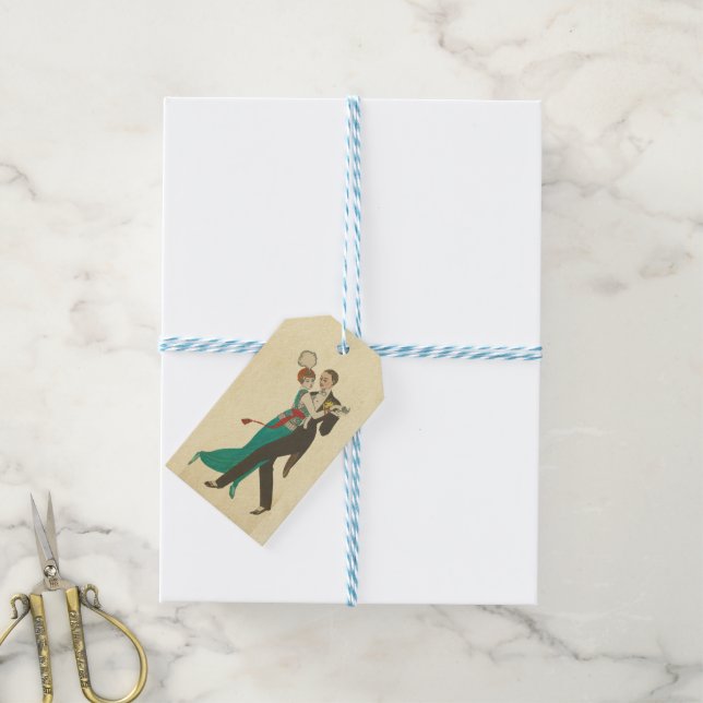 Étiquettes-cadeau Balise Cadeau Postale Carte (Avec de laficelle)