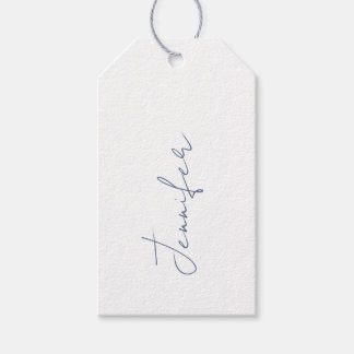 Étiquettes-cadeau Balise cadeau pour une Fête des mariées avec nom.