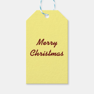 Étiquettes-cadeau Balise cadeau simple et élégante pour Noël