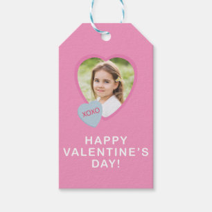 Étiquettes-cadeau Balise cadeau simple pour la Saint Valentin XOXO H