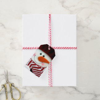Étiquettes-cadeau Balise cadeau Snowman