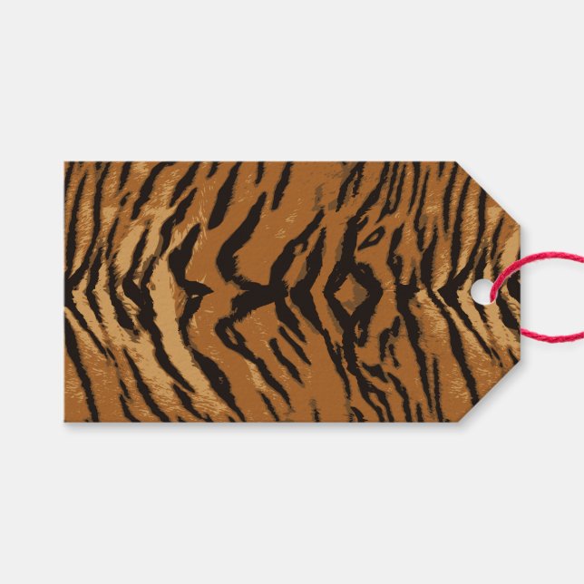 Étiquettes-cadeau Balise Cadeau Tiger Pour-N'Importe Quel Cadeau (Devant (Horizontal))