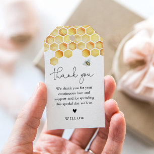 Étiquettes-cadeau Balise CALLA Honeycomb Bee Faver