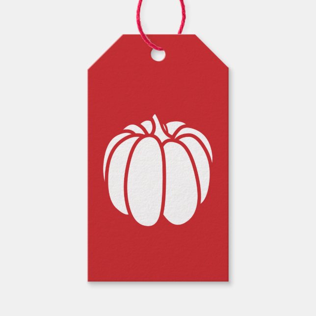 Étiquettes-cadeau Balise citrouille dans Cherry Gift (Devant)