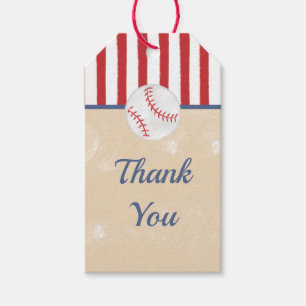 Étiquettes-cadeau Balise de Baby shower de baseball ou cadeau d'anni