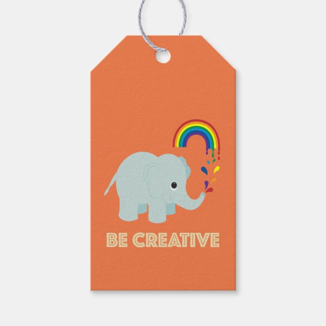 Étiquettes-cadeau Balise de cadeau Be Creative (Devant)