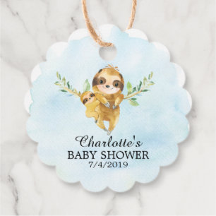 Étiquettes Cadeau Balise de cadeau de préférence pour le Baby shower
