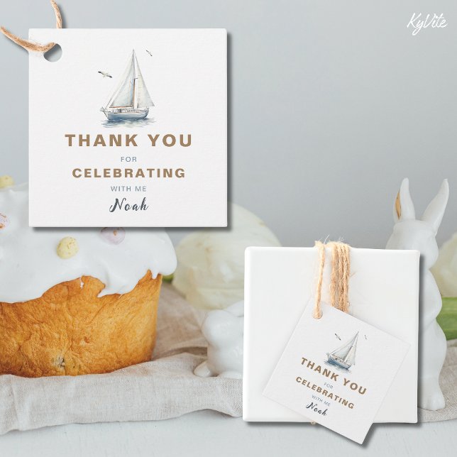 Étiquettes Cadeau Balise de Carré Favoriser Merci (Créateur téléchargé)