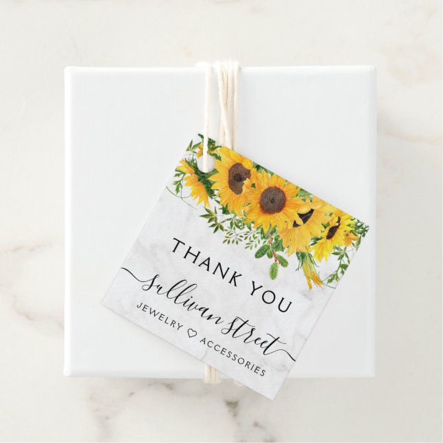 Étiquettes Cadeau Balise de Merci d'affaires du bracelet de tourneso (En situation)