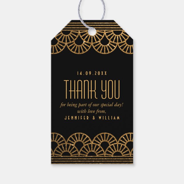 Étiquettes-cadeau Balise de Merci photo personnalisée du ventilateur (Devant)