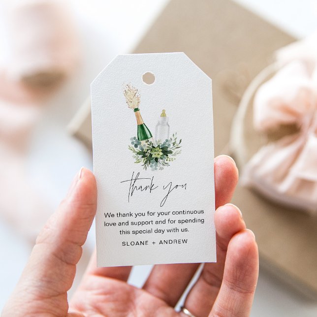 Étiquettes-cadeau Balise de préférence du Baby shower REMY Poppin Bo (Créateur téléchargé)