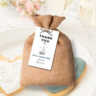 Étiquettes-cadeau Balise de préférence marine modifiable