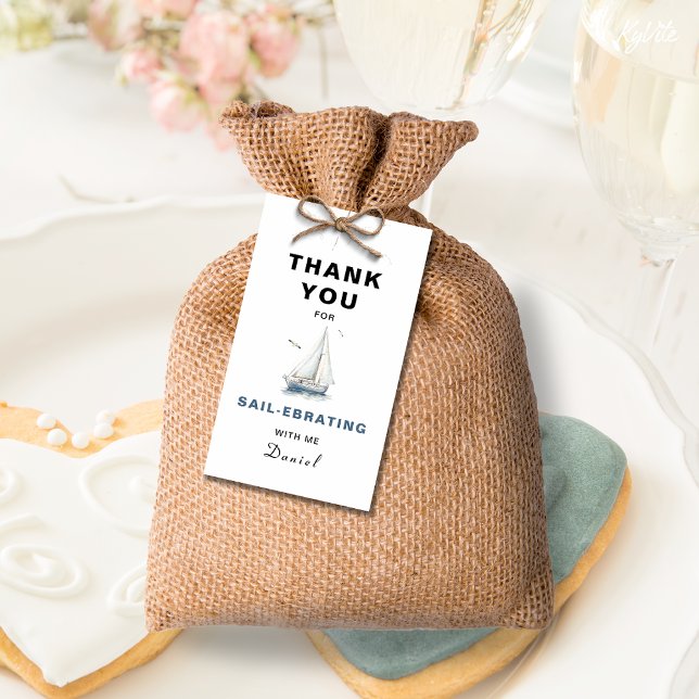 Étiquettes-cadeau Balise de préférence marine modifiable (Créateur téléchargé)