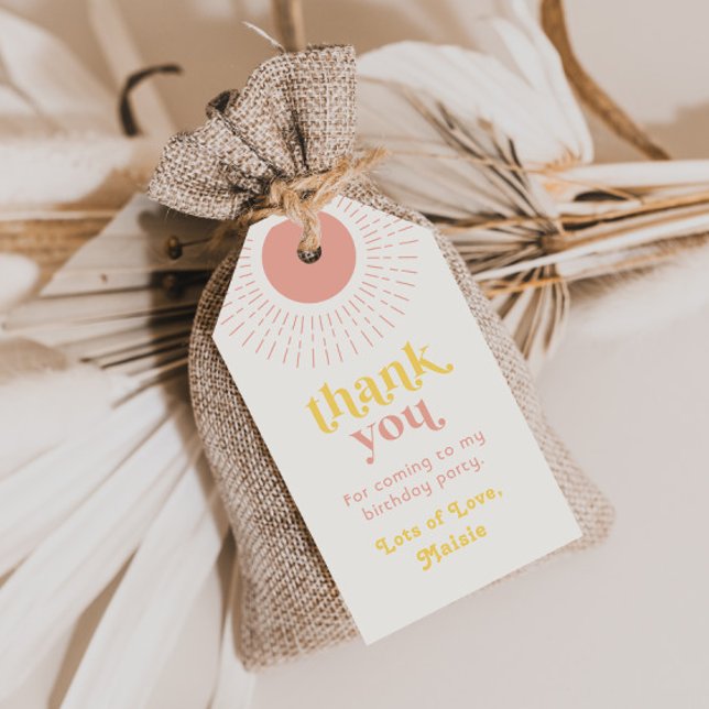 Étiquettes-cadeau Balise de préférence pour la fête d'anniversaire d (Créateur téléchargé)