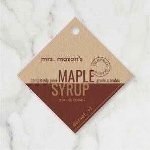 Étiquettes Cadeau Balise de produit de la saison de printemps du sir