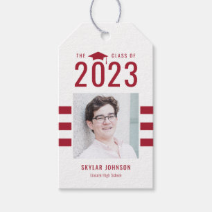 Étiquettes-cadeau Balise de sélection des bandes de couleur modifiab