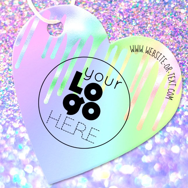 Étiquettes Cadeau Balise de suspension du logo de l'entreprise Iride (Créateur téléchargé)