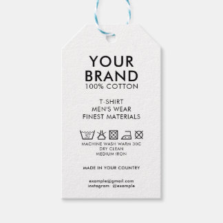 Étiquettes-cadeau Balise de suspension du tee-shirt papier de carte
