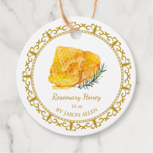 Étiquettes Cadeau Balise de suspension vintage Honeypeb Rosemary Inf