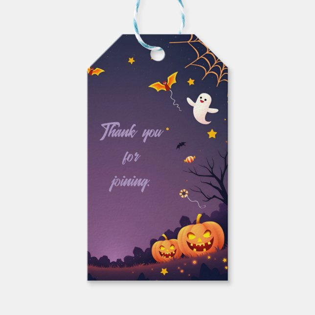 Étiquettes-cadeau Balise d'inscription de Little Boo Merci (Devant)