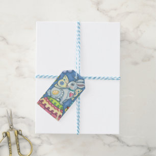 ÉTIQUETTES-CADEAU BALISE D'OEUF DE PÂQUES, BALISES CADEAUX EN IMAGIN