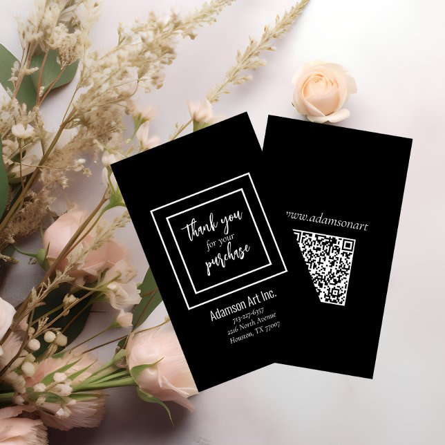 Étiquettes-cadeau Balise Entreprise "Merci pour votre achat" (Créateur téléchargé)