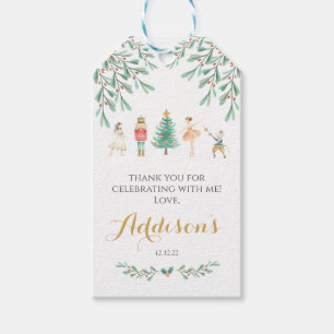 Étiquettes-cadeau Balise Faveur Nutcracker, Sugar Plum Fairy Faver