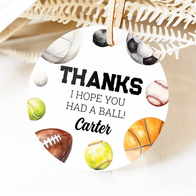 Étiquettes Cadeau Balise Favoriser la ronde sportive (Créateur téléchargé)