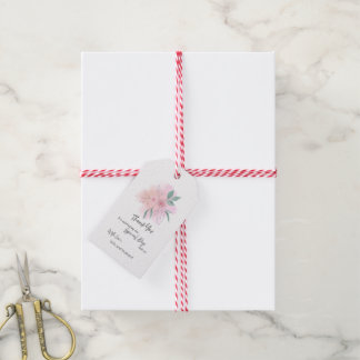 Étiquettes-cadeau Balise Fluide Aquarelle Favoriser