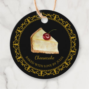 Étiquettes Cadeau Balise Hang au gâteau au fromage maison vintage