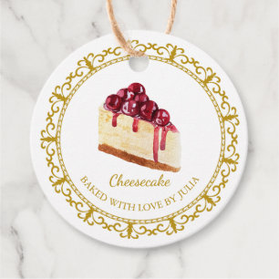 Étiquettes Cadeau Balise Hang au gâteau au fromage maison vintage