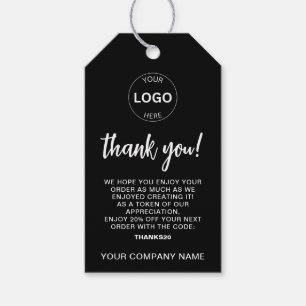 Étiquettes-cadeau Balise Hang du logo de l'entreprise Prix Swing Dét