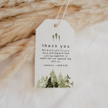 Étiquettes-cadeau Balise JENNA Rustic Watercolor Pine Tree Favoriser<br><div class="desc">Cette étiquette cadeau de faveur comporte des pins aquarellés rustiques et des polices manuscrites bohèmes. Modifiez facilement tout libellé pour répondre aux besoins de votre baby shower,  de votre douche nuptiale,  de votre mariage,  de votre dîner de répétition ou de tout autre événement.</div>
