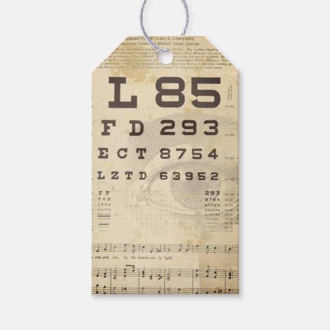 Étiquettes-cadeau Balise Journalisation Apothécaire (Devant)