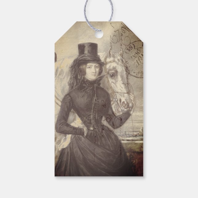 Étiquettes-cadeau Balise Journalisation Top Hat Riders (Dos)