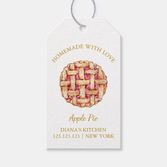 Étiquettes-cadeau Balise l blanc (Devant)