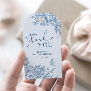 Étiquettes-cadeau Balise Merci de Fête des mariées de la Chinoiserie