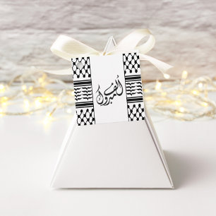 Étiquettes Cadeau Balise palestinienne Kufiya Alf Mabrook Favoriser