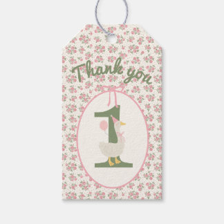 Étiquettes-cadeau Balise personnalisée Floral Silly Goose Faver