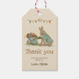 Étiquettes-cadeau Balise Peter Merci du lapin