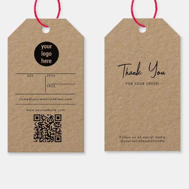 Étiquettes-cadeau Balise Prix du logo de l'entreprise Balises de cou (Business Logo Hang Tag Price Clothing Swing Tags)